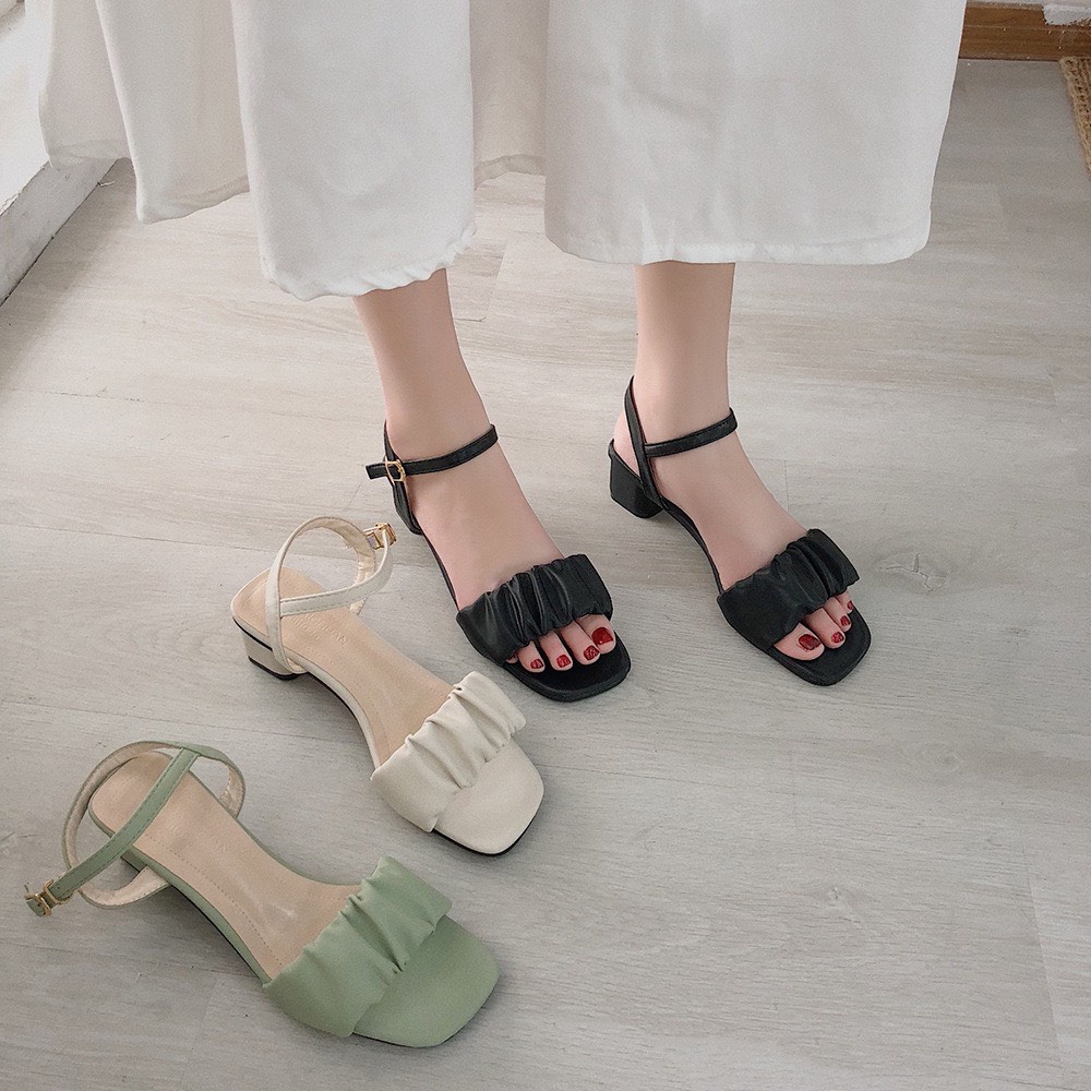 (HÀNG LOẠI1) Sandal Nữ Quai Nhũn Bèo siêu sinh kiểu dáng công sở