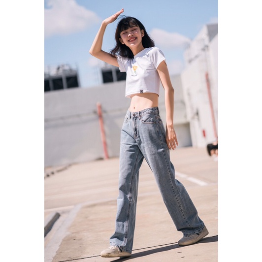 [Mã SKAMFSW175 giảm 10K đơn 50K] Quần Jeans Pradies Form Suông &quot;Da Sun&quot;