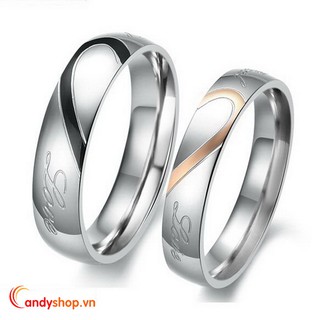 Nhẫn cặp tình nhân Love Real N27 bởi candyshop88