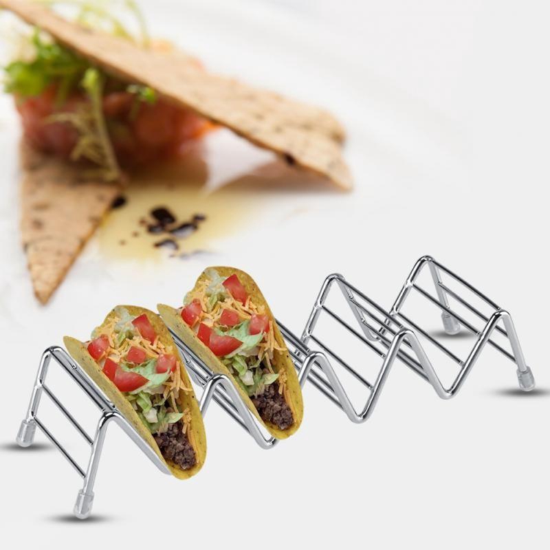 Giá đỡ bánh Taco bằng thép không gỉ tiện dụng