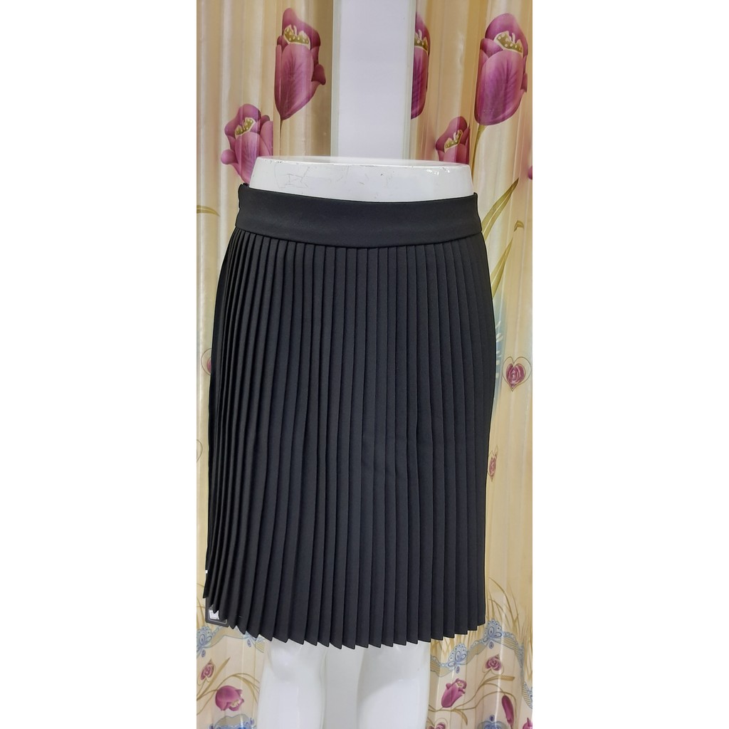 Chân váy xếp ly ngắn tới gối Linh chi CVXL100, dài 49cm [HÀNG SHOP- ĐỔI TRẢ THOÀI MÁI] | BigBuy360 - bigbuy360.vn