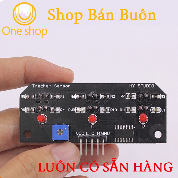Module Dò Đường T5000 3 Kênh Tracker Sensor