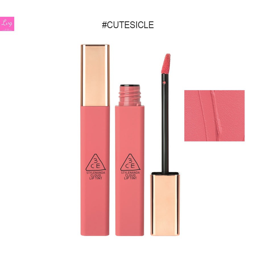 Son 3CE CLOUD LIP TINT CUTESICLE (màu hồng baby)