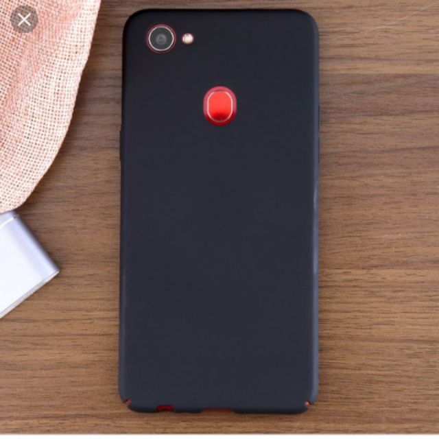 Ốp lưng Ou Case cho oppo F7 silicon dẻo màu (đen-xanh)
