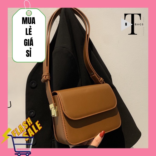 Túi xách nữ xinh túi đeo vai kẹp nách đeo chéo da trơn cao cấp