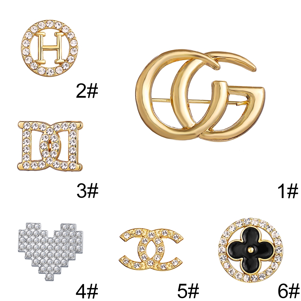 Trâm cài áo nhiều hình dáng thiết kế đính đá sang trong