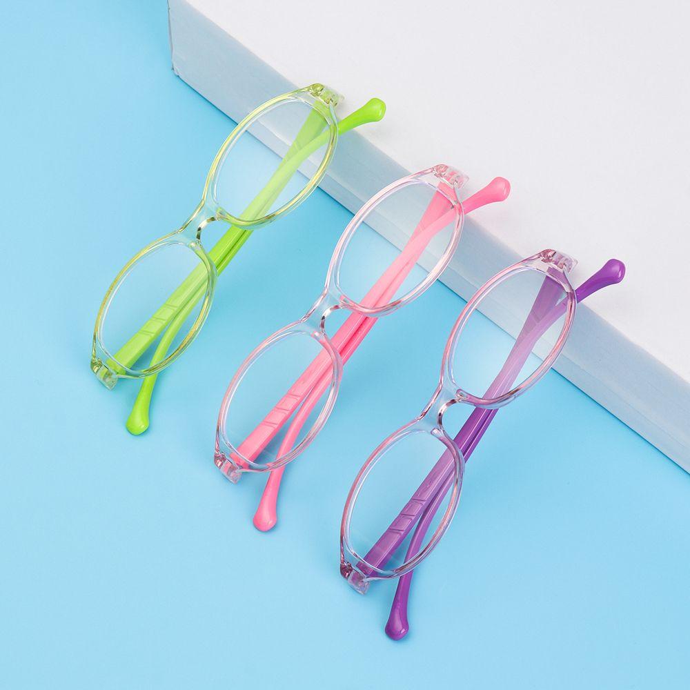 USNOW Kính Mát Gọng Oval Bằng Nhựa Trong Suốt Chống Phản Quang Cho Bé Trai