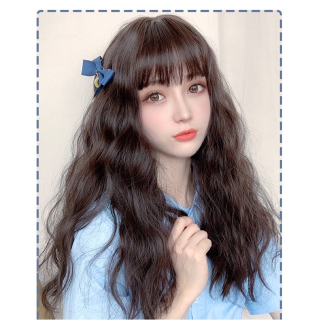 Tóc giả xù 🥰🥰FREESHIP nguyên đầu mã 8184