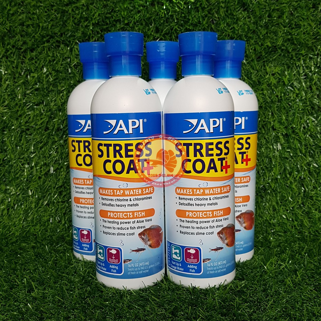 API Stress Coat - Khử Clo Giảm Stress Cho Cá Cảnh