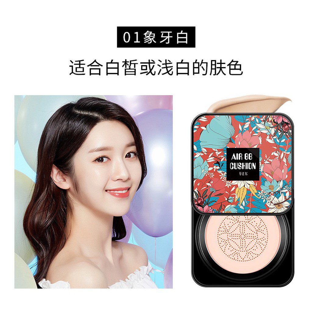 Kem BB dạng phấn nước gửi kèm bông mút hình nấm | BigBuy360 - bigbuy360.vn