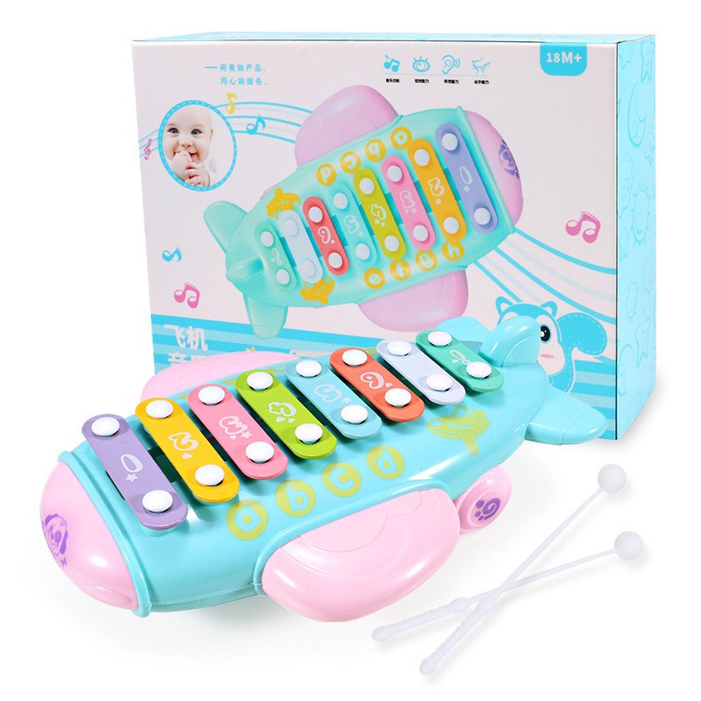 Đàn gõ Xylophone 8 thanh, thiết kế 2 trong 1 độc đáo cho bé_SP9