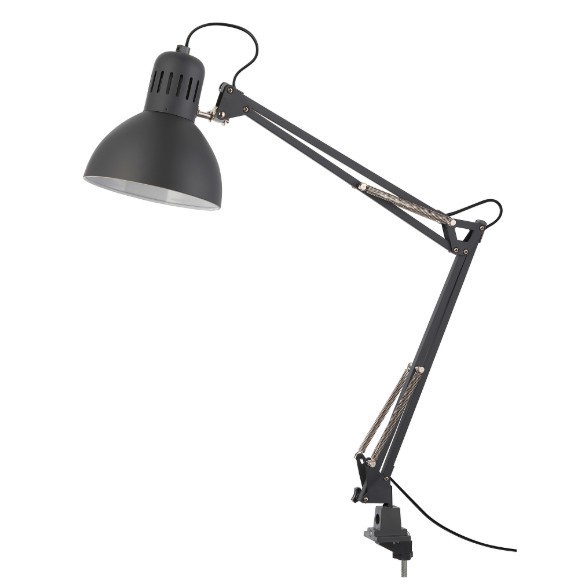 Đèn bàn kẹp TERTIAL IKEA chính hãng ( có sẵn) - Work lamp, dark grey