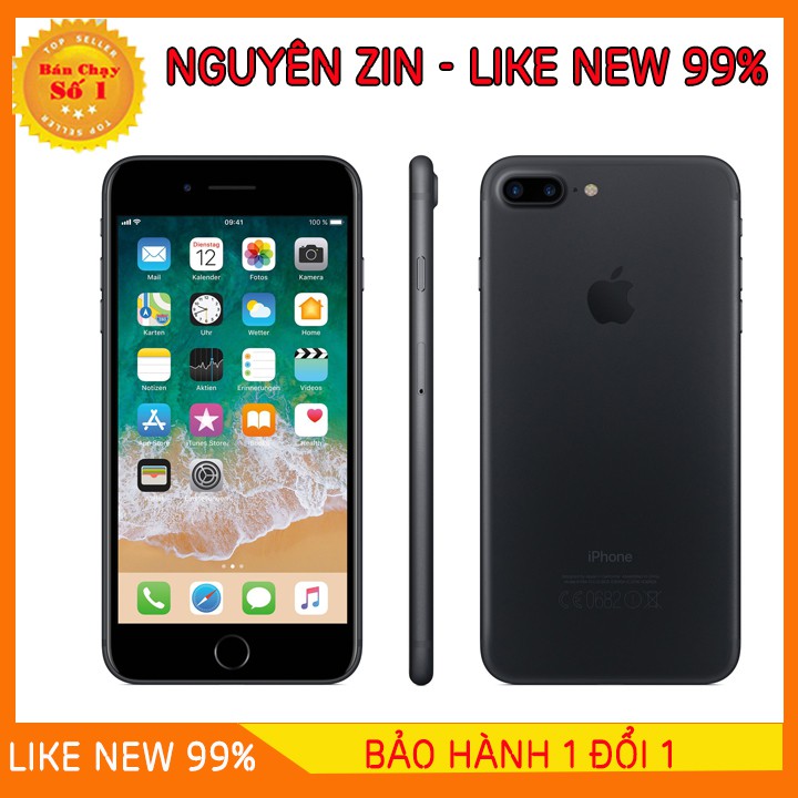 [Freeship] Điện thoại Iphone 7 plus128GB - RAM 3GB bảo hành 3 tháng