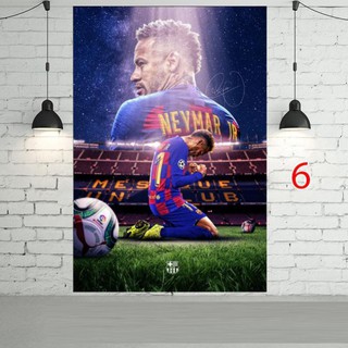 decal dán tường neymar