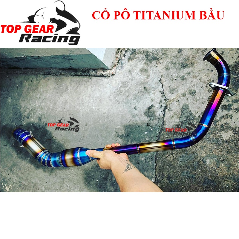 Cổ Pô Titan Bầu Hơi Tổ Ong R15v3 Exciter Winner 2 Khúc &lt;TOPGEAR&gt;