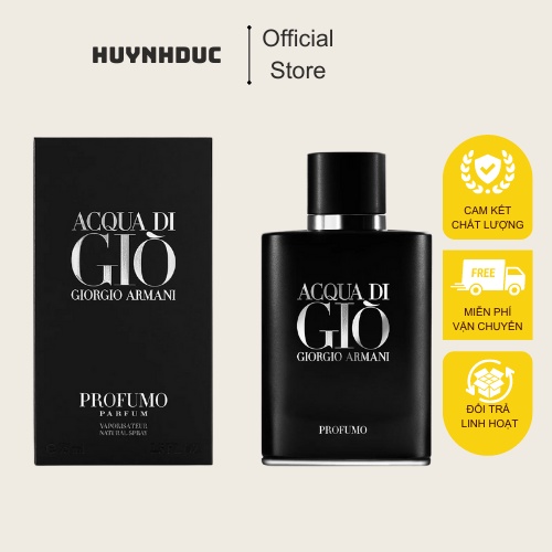 Nước Hoa Nam Acqua Di Gio Profumo(Đen) 100ml - Dầu Thơm Acqua Di Gio Profumo Gio Trẻ Trung♥Nam Tính