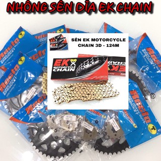 Bộ NSD Sên EK CHAIN JAPAN - Nhông Dĩa Recto Cho HONDA WINNER -RAIDER - FI