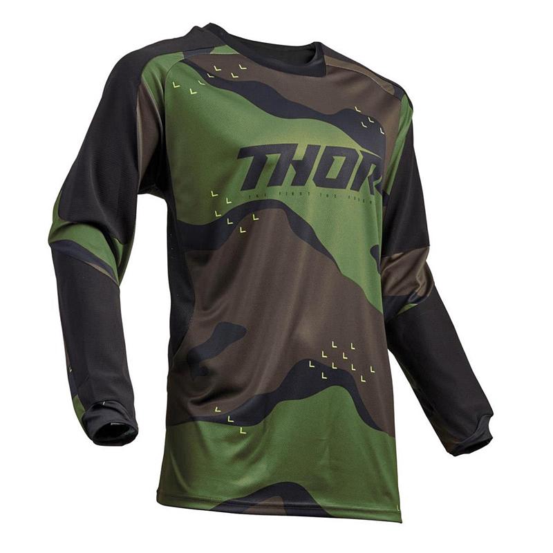 2021 SALE THOR Casual Wear Men's Coolmax Motocross Jersey Motorcycle Dirt Bike Riding Shirt Enduro Jersey