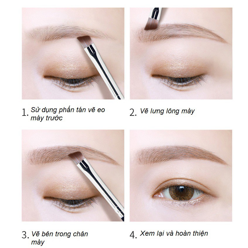 Bột tán chân mày HARZELN cao cấp - Kinakino [ hàng có tem mác full hộp của hãng ] | BigBuy360 - bigbuy360.vn