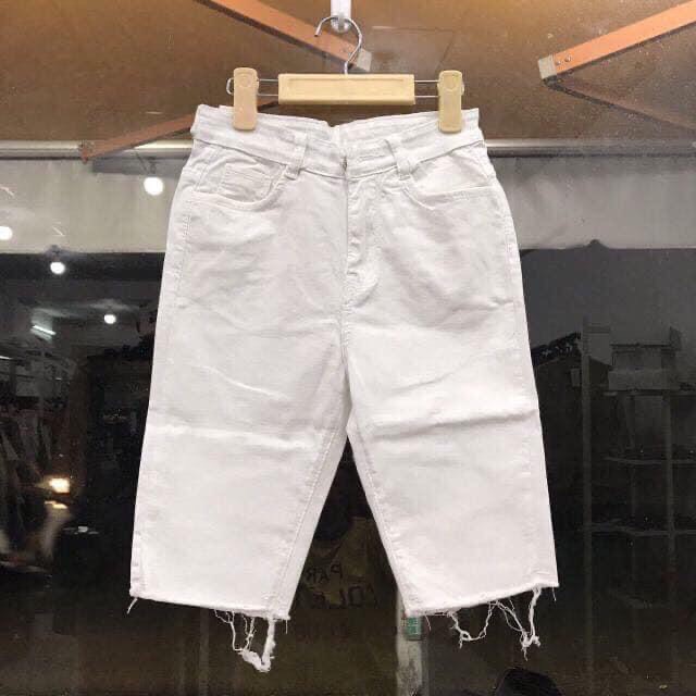 Quần short nữ kaki lửng cao cấp lưng cao from ôm chất dày dặn  ba size s, m, l | BigBuy360 - bigbuy360.vn