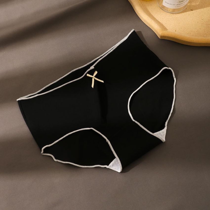 Quần lót nữ, quần lót thun lạnh đúc su đính nơ sexy quyến rũ - L966