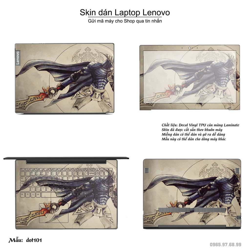 Skin dán Laptop Lenovo in hình Dota 2 _nhiều mẫu 17 (inbox mã máy cho Shop)