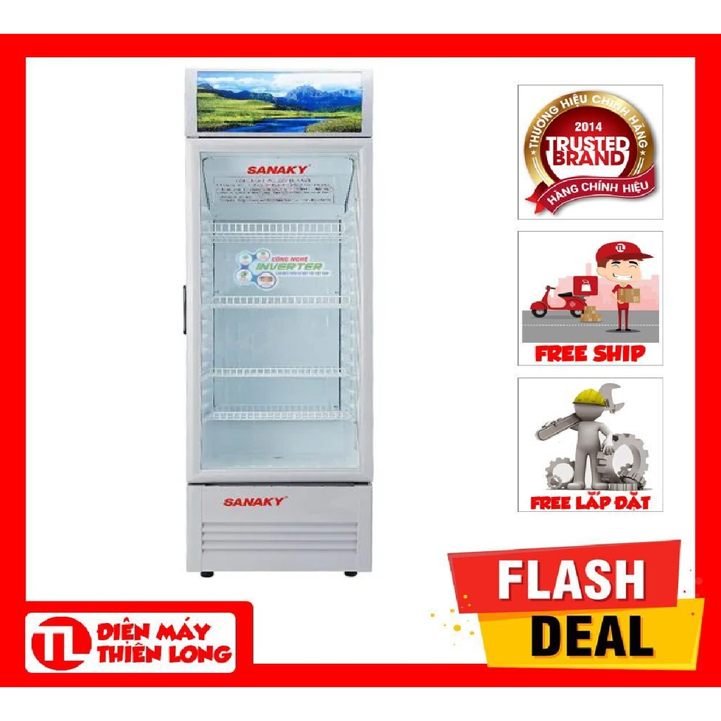 Tủ mát Inverter Sanaky VH-408K3L 340 LÍT