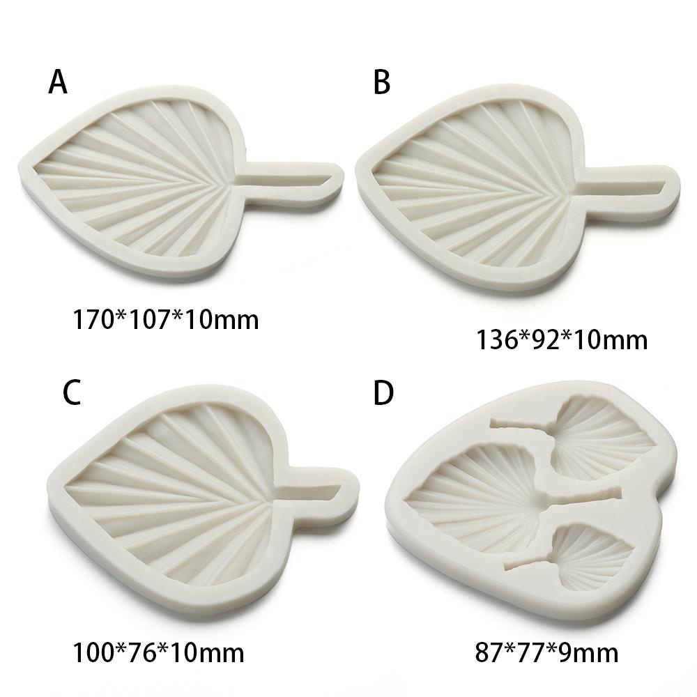 CONOPERY Khuôn Silicone Tạo Hình Làm Bánh Kẹo Hình Chiếc Lá DIY