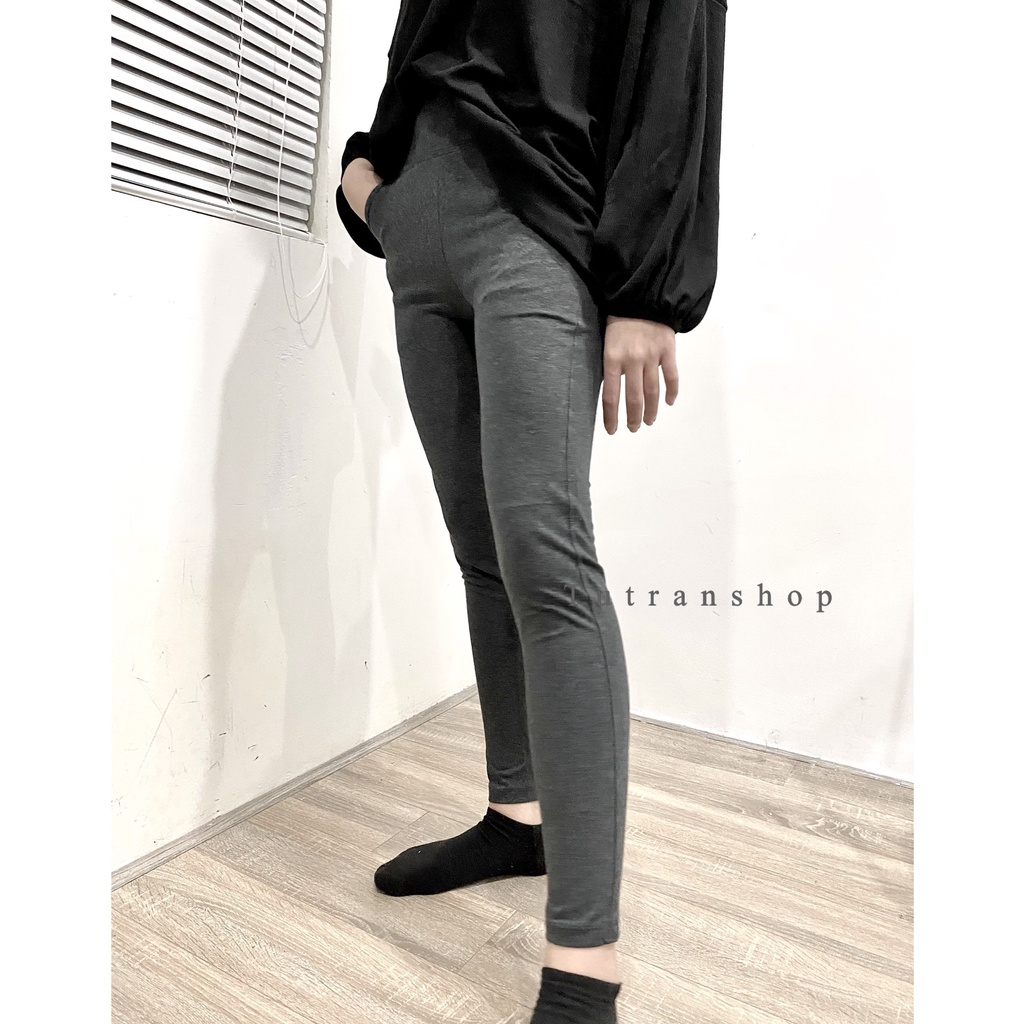 [Mã SKAMFSW175 giảm 10K đơn 50K] Quần legging cạp cao 2 túi sườn TUTRANSHOP freeship