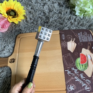 Búa đập thịt 2 đầu cán đen mini