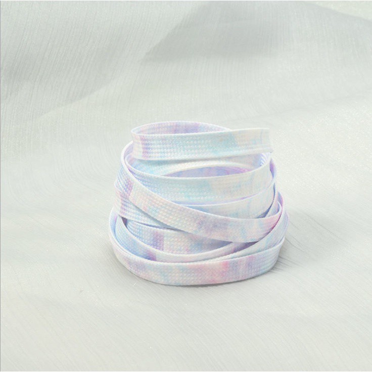 Dây Giày 7 màu Co Giãn Cầu Vồng Gradient, Dây Giày Sneaker Cá Tính, Custom giày