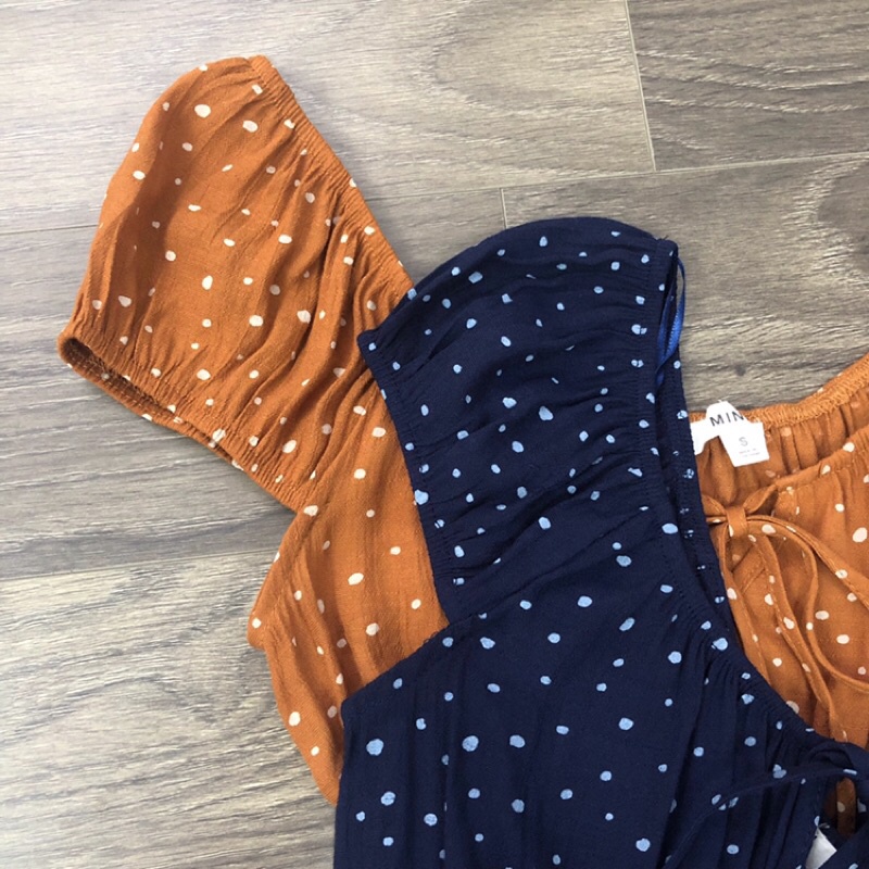 Áo mine smocking eo