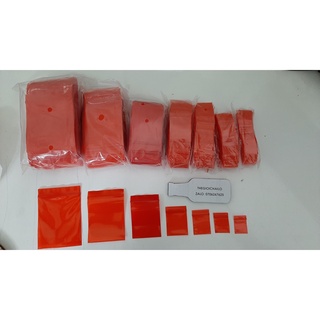 Gói 100c túi zip mini màu đỏ chọn size
