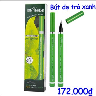  Viết  bút dạ  Kẻ Mí Mắt Tinh Chất Trà Xanh MIRA PERFECT GREEN TEA PEN EYELINER 