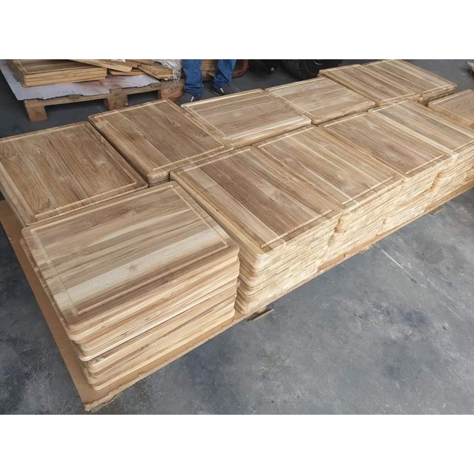 [Mã LONGKM307 giảm 20k] Thớt gỗ Teak nhập khẩu Giá rẻ