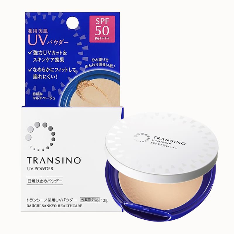 Phấn Phủ Transino UV Powder SPF50 PA++++ 12g Nhật Bản