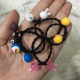 Combo 4 dây buộc tóc hình thú