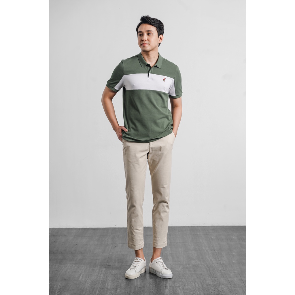 Áo Polo phối màu. FITTED form - Routine 10S21POL011