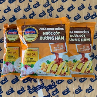 5 cháo dinh dưỡng nước cốt xương hầm Thịt Gà Gấu Đỏ