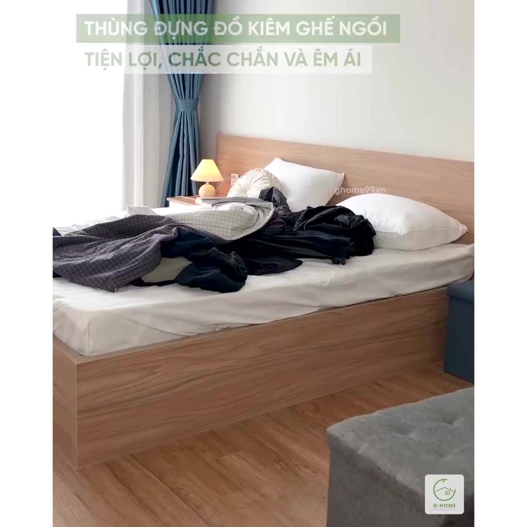 🚛FREESHIP 🆓 Ghế Sofa Kiêm Hộp Vải Đựng Đồ Cho Phòng Khách, Phòng Ngủ Khung Gỗ Bọc Vải Cao Cấp Tiện Lợi | BigBuy360 - bigbuy360.vn