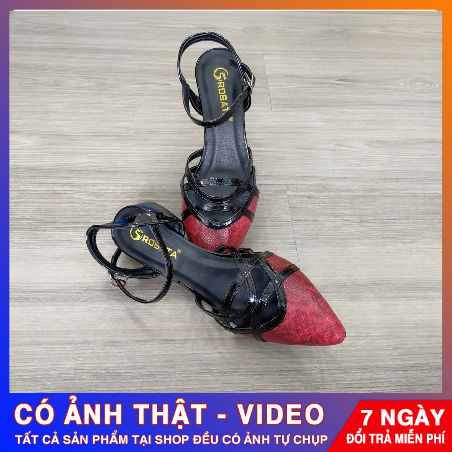 [ẢNH THẬT - FREE SHIP] Giày sandal thời trang ROSATA RO281 - HÀNG VIỆT NAM - BKSTORE