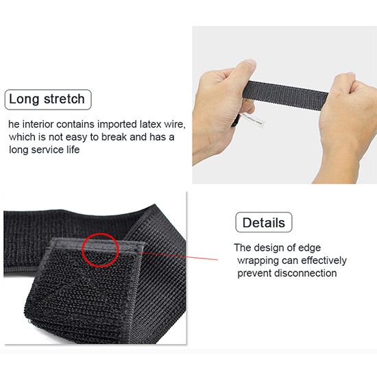 Dây Khóa Dán Cố Định Dây Cáp Bằng Nylon Đàn Hồi Có Thể Tái Sử Dụng Tiện Lợi