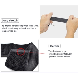 Nylon elastic velcro buckle strap organizer self-adhesive reusable band