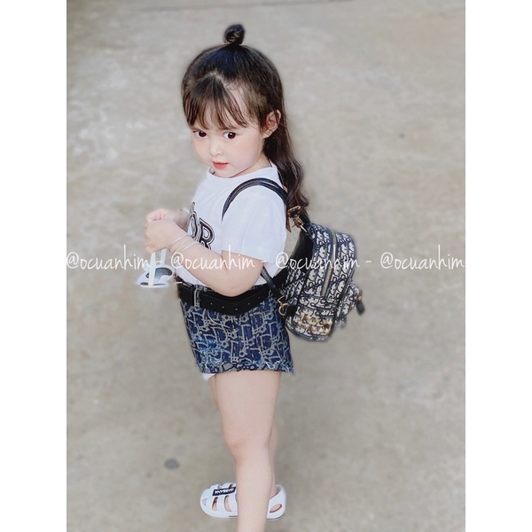 Balo mini hoạ tiết CD hot hit cho bé