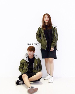 MARCHY - Army Green Bomber - Áo khoác