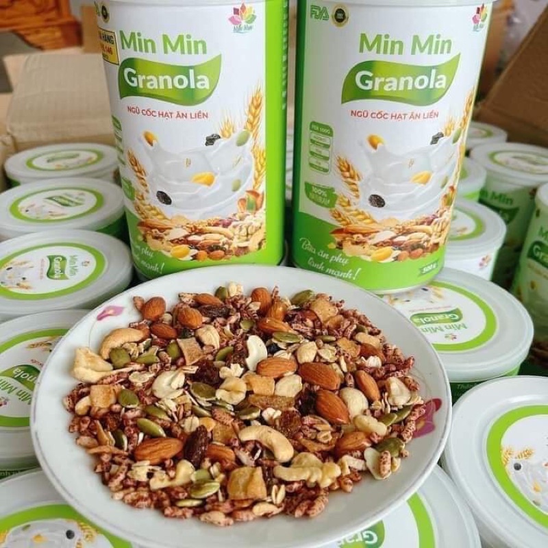 Ngũ cốc nguyên hạt ăn liền Granola - thơm ngon, bổ dưỡng cho cả gia đình