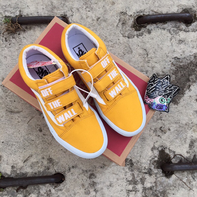 Giày Thể Thao Vans Old Skool V Off The Wall Màu Trắng Đen