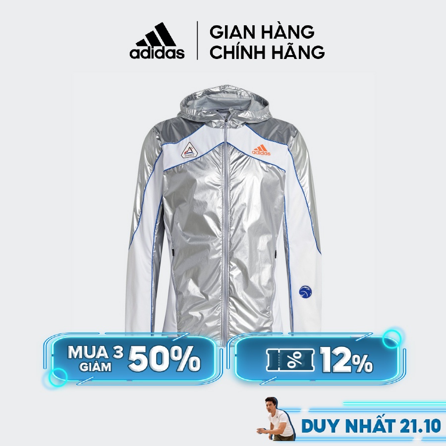 [Mã WABRD150 giảm 150K đơn 1 triệu] Áo Khoác adidas RUNNING Nam Adidas Marathon Space Race Màu Bạc GK8816