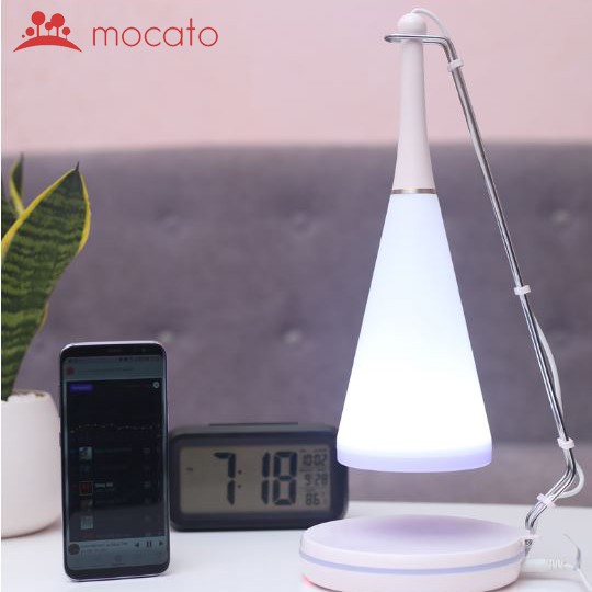 Đèn Cảm Ứng 3 in 1 Mocato Light M203 kiêm Loa Bluetooth & Sạc Không Dây | Hàng Chính Hãng