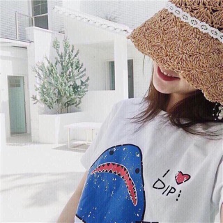 Set áo mẹ con cá mập